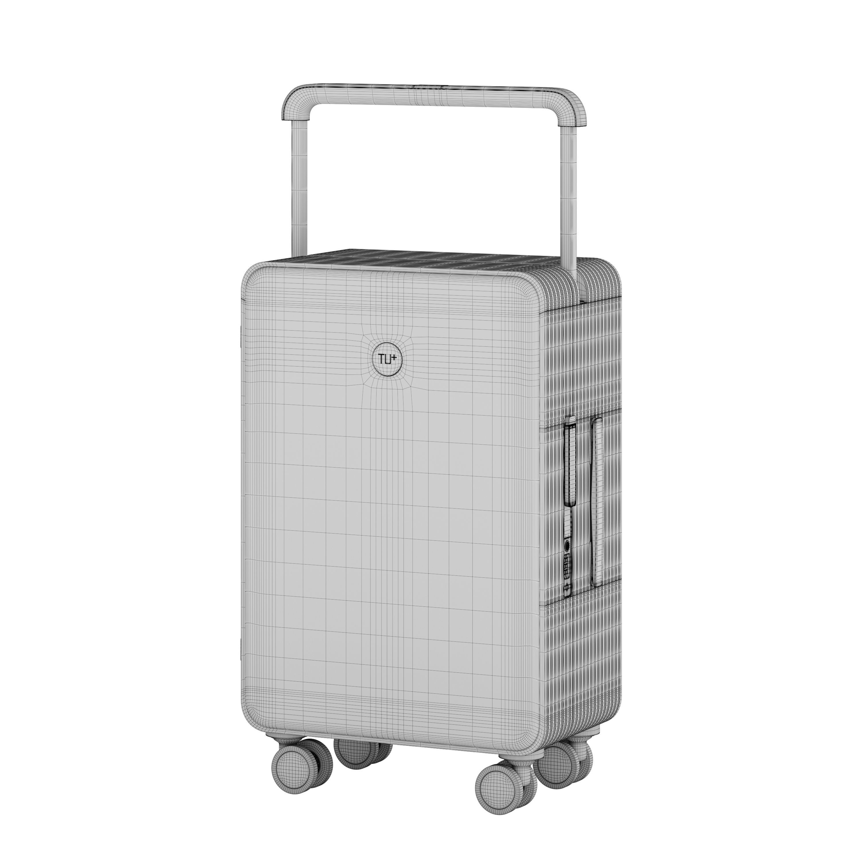 TUPLUS Luggage Set 3D Model Collection_18