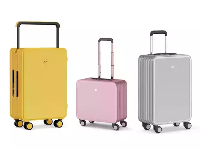 TUPLUS Luggage Set 3D Model Collection