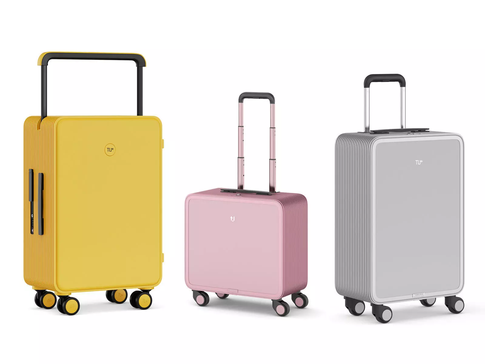 TUPLUS Luggage Set 3D Model Collection_0