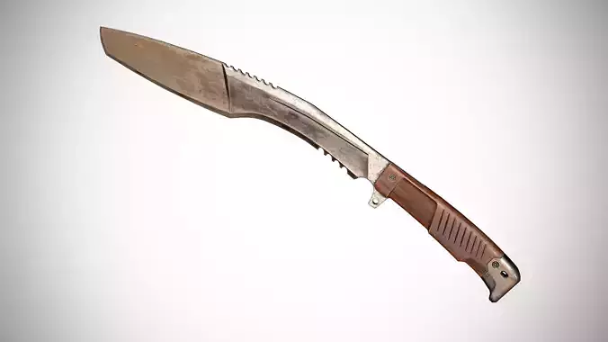  Kukri Knife -Military Blade- Low-poly 3D model
