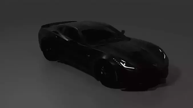 Chevrolet Corvette C7 Stingray high quality model