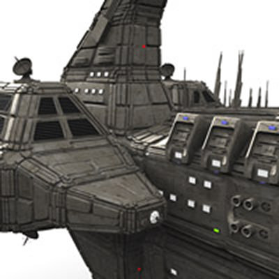 CDF Nemesis Heavy Cruiser 3D model_11