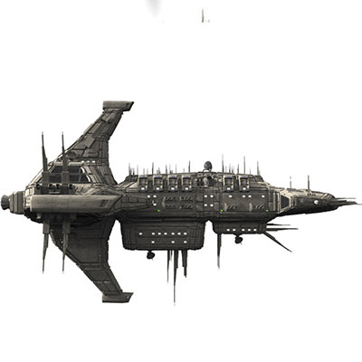 CDF Nemesis Heavy Cruiser 3D model_10