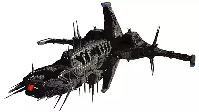 CDF Nemesis Heavy Cruiser 3D model