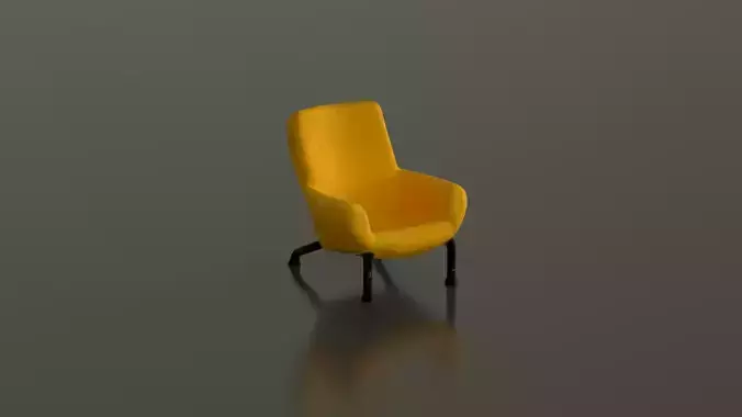 Chair Clay Toy 3D Model 3D model
