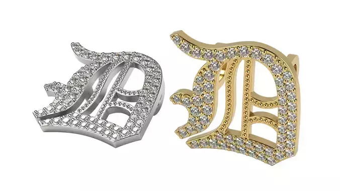 Old English D stone and solid