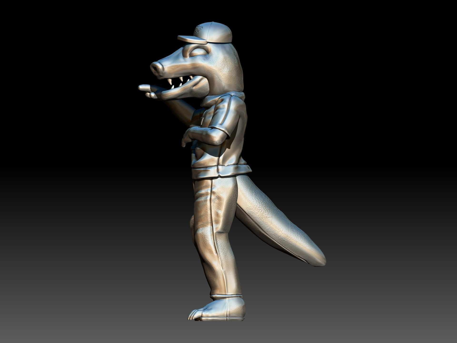 Albert University of Florida 3D print model_4