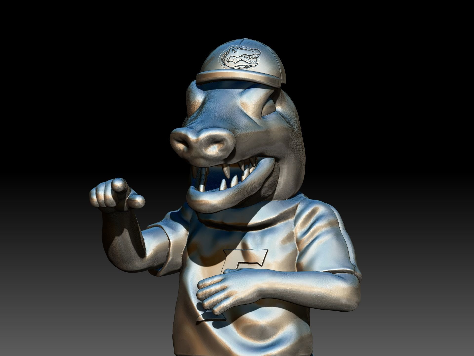 Albert University of Florida 3D print model_1