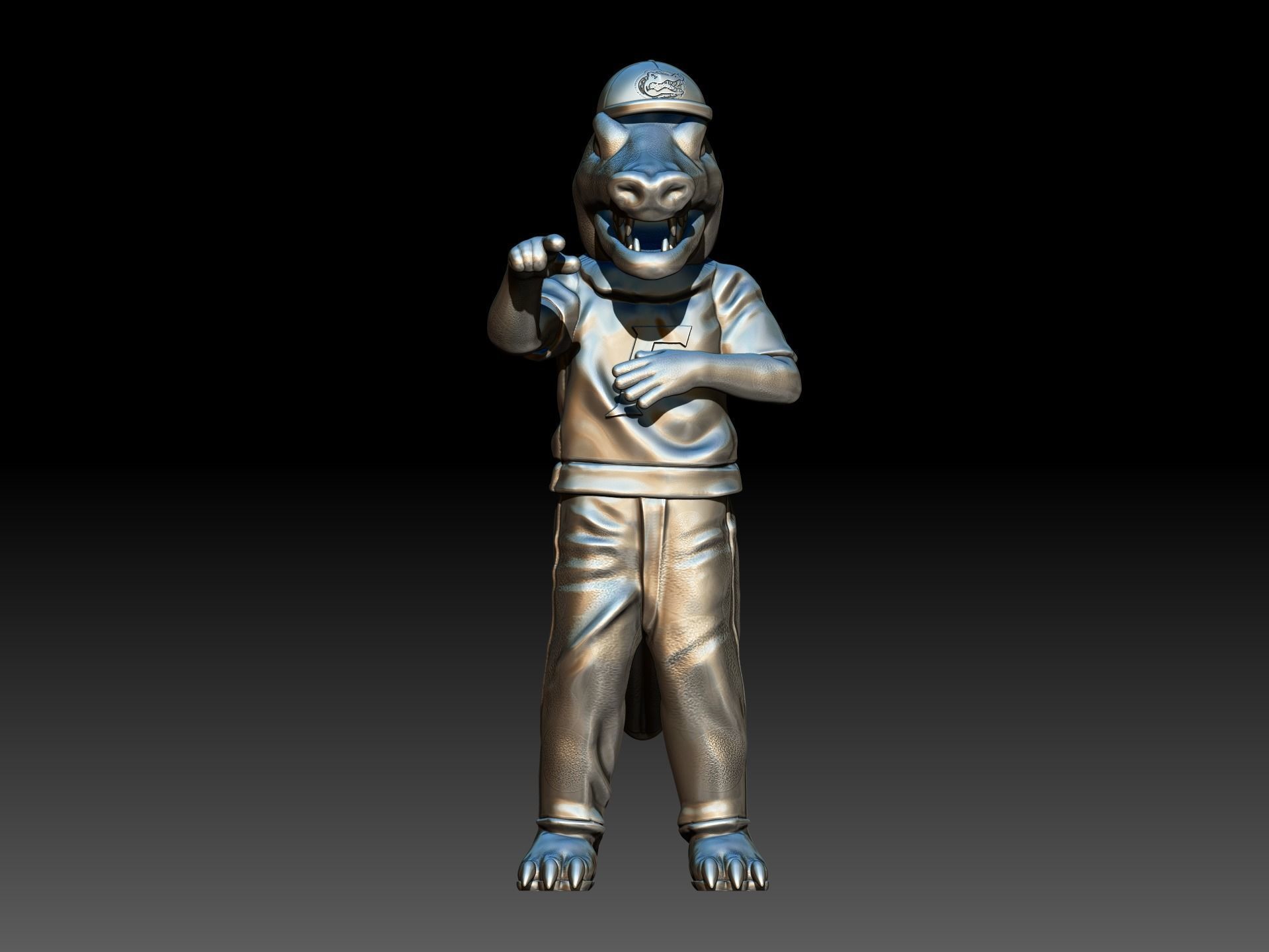 Albert University of Florida 3D print model_2