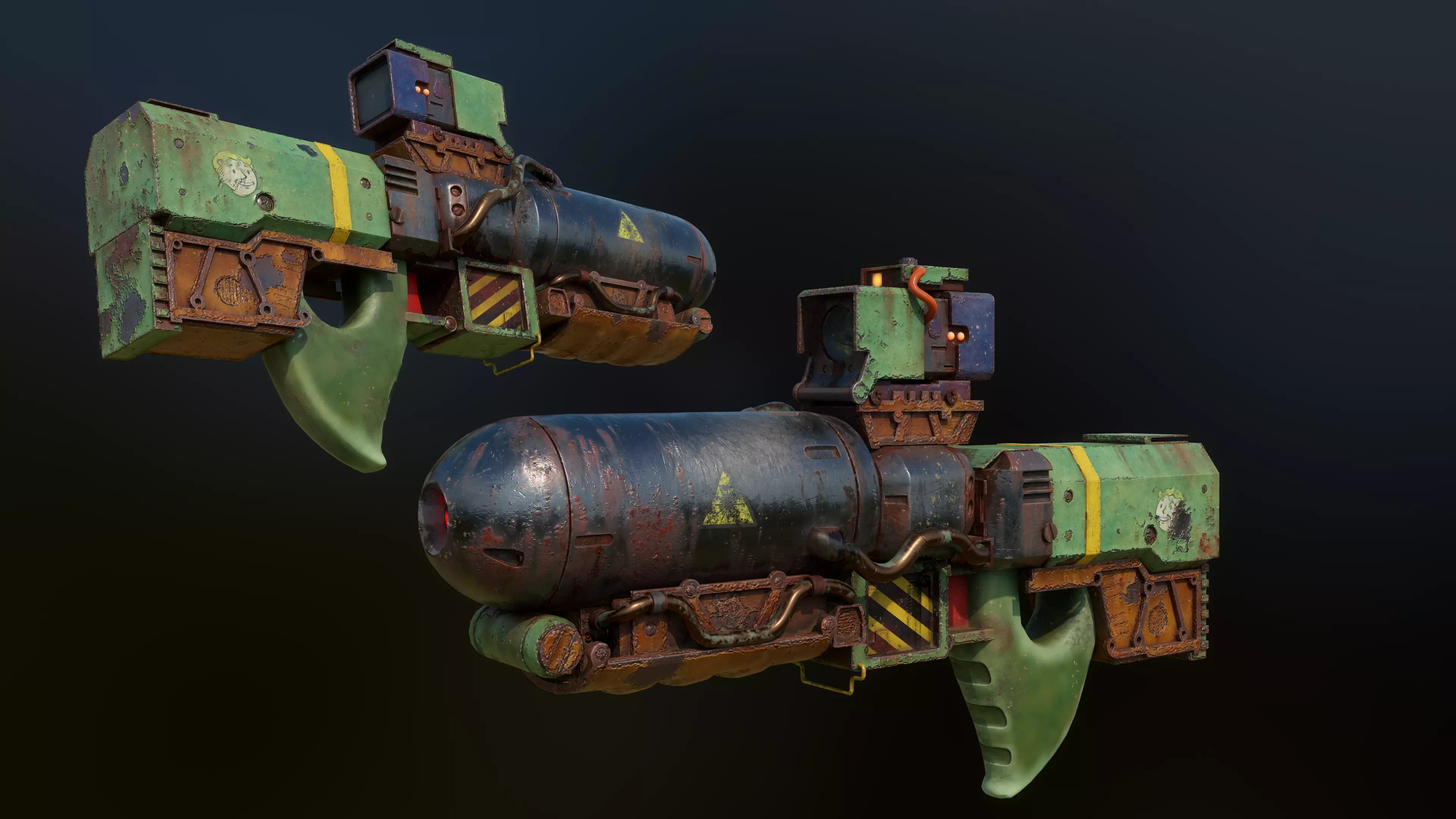 Laser Rifle Low-poly 3D model