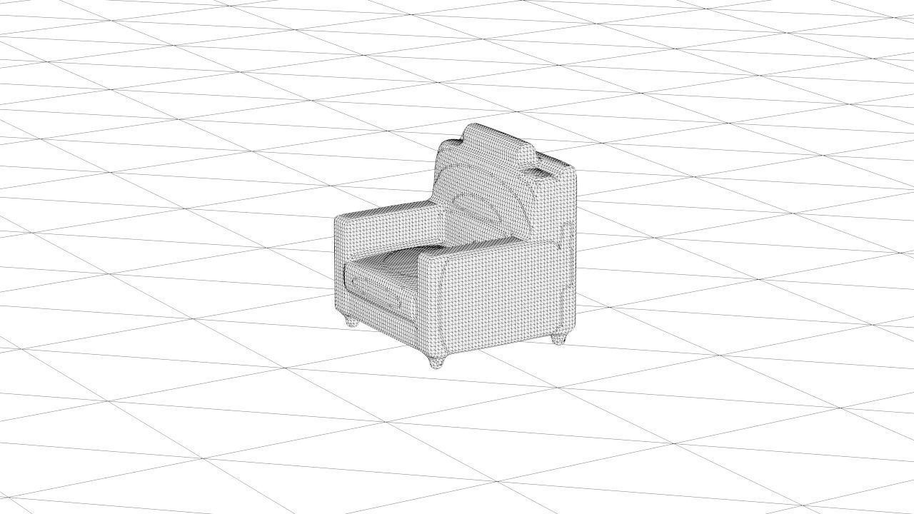 Sofa Clay Toy 3D Model 3D model_3