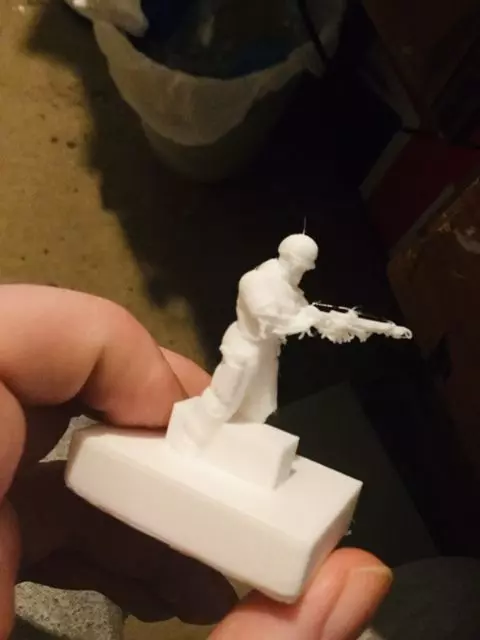 modern Russian soldier Free 3D print model