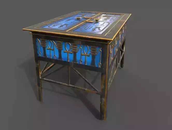 Egypt Kings Jewelry Box 3D model