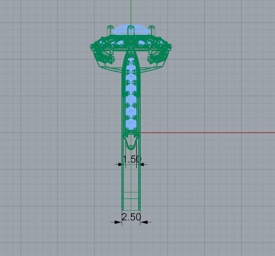 Engagement-ring ring 3D print model_3