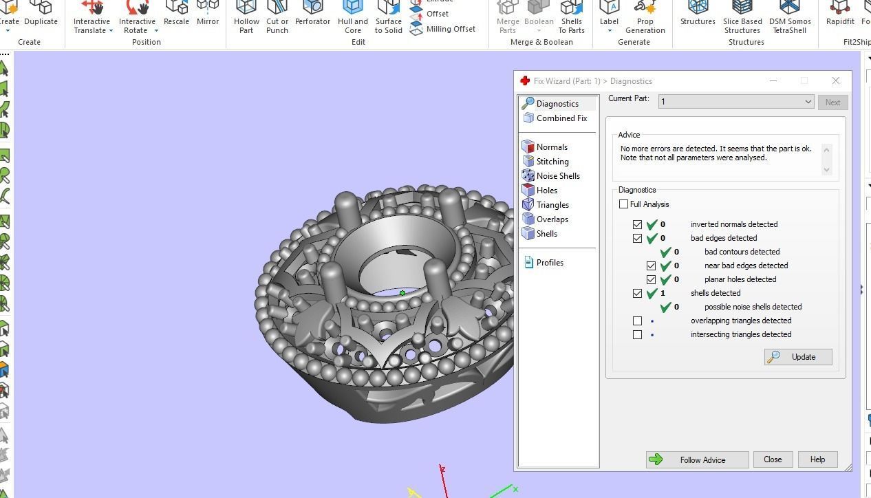 Engagement-ring ring 3D print model_5