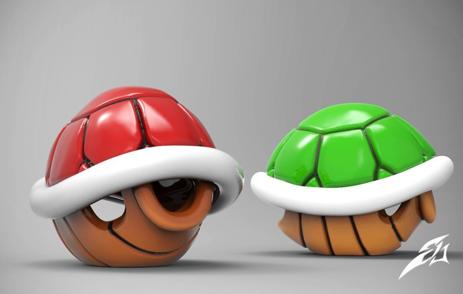 Turtle Shell Fan Art for 3D Print Model 3D print model