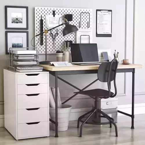 Office workplace 32 3D model