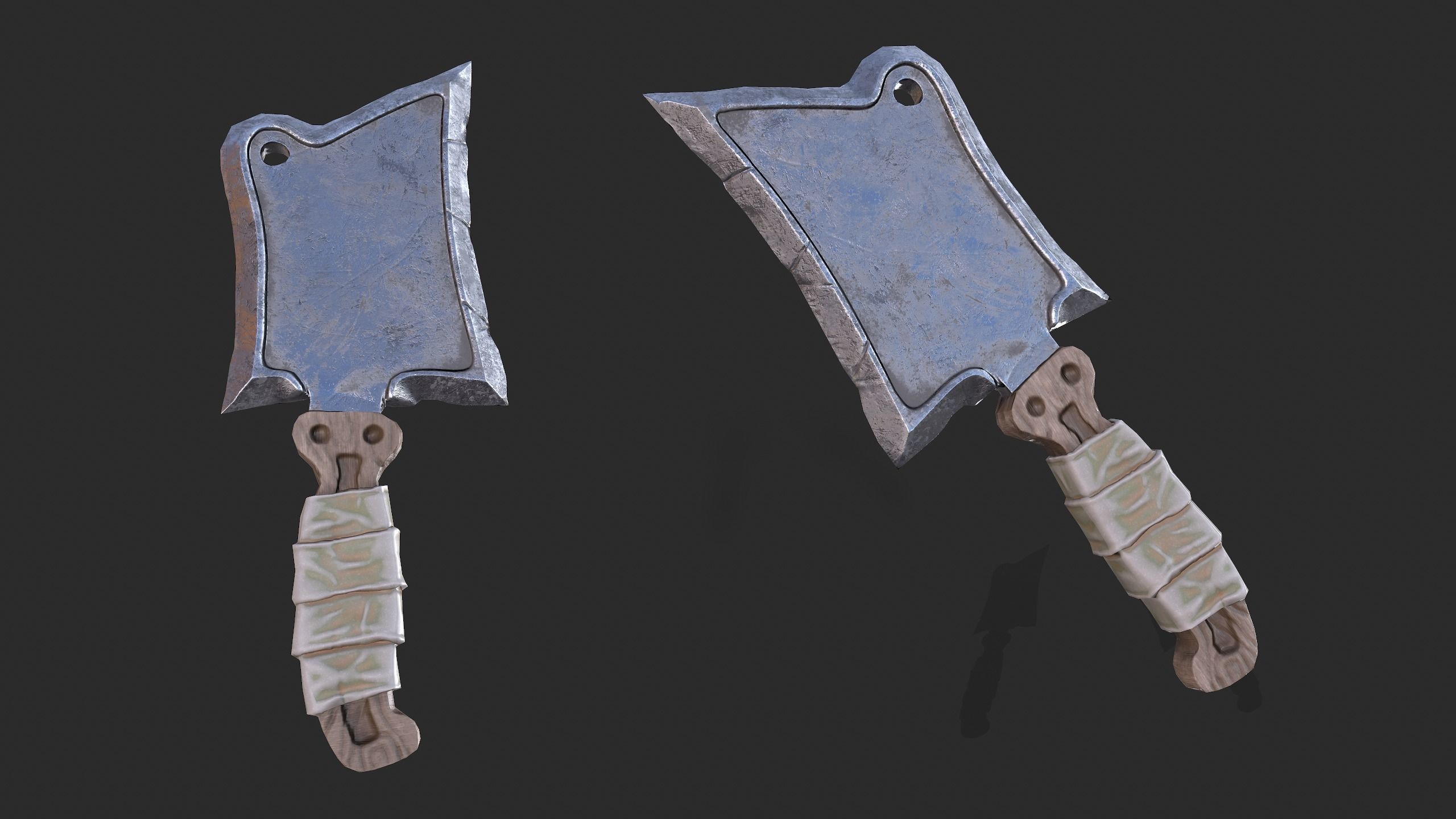 3D Character for game Low-poly 3D model_1