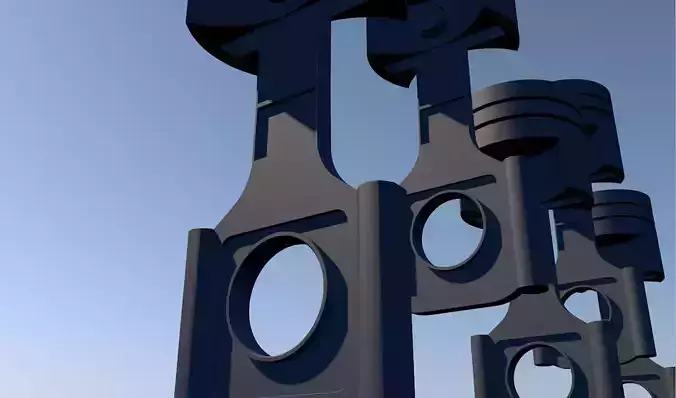 Pistons of the inline 6 engine