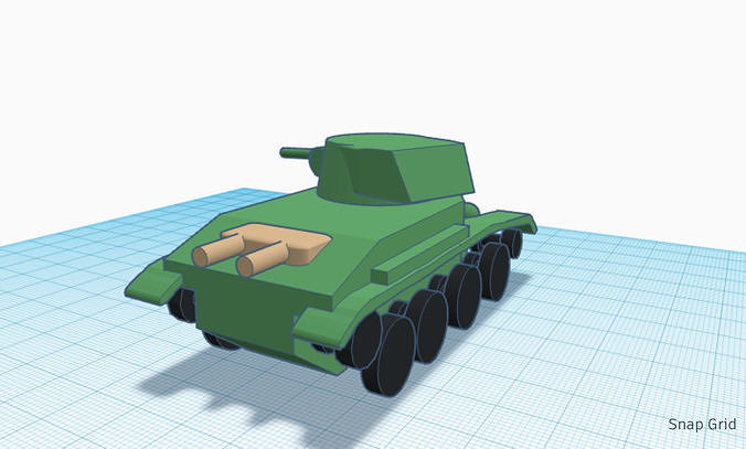 Bt-7 Russian fast tank 3D print model