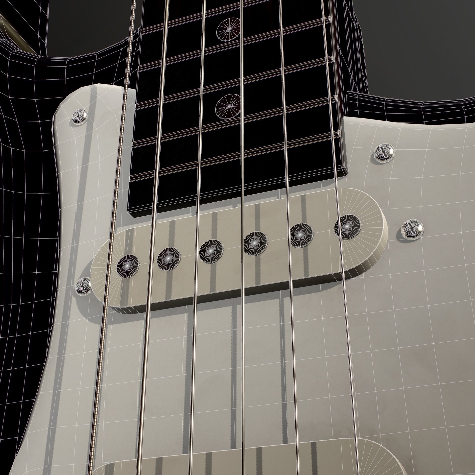 Electric Guitar 3D model_29