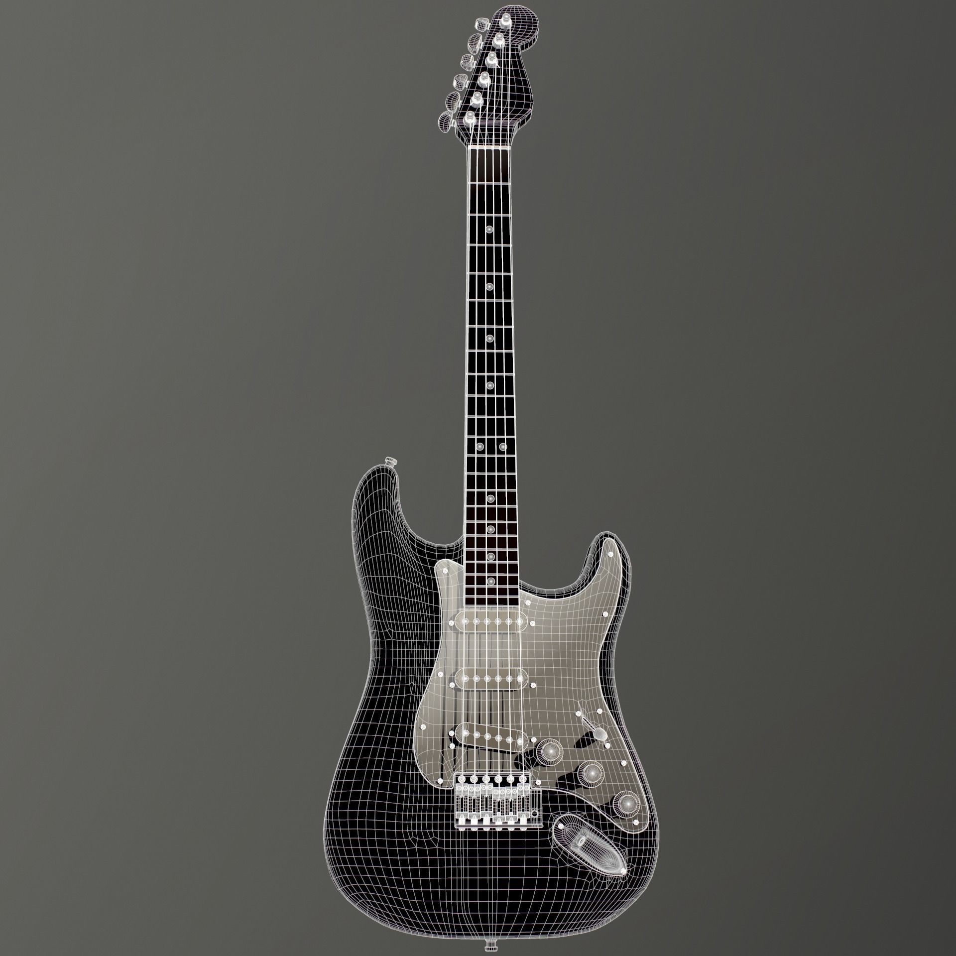 Electric Guitar 3D model_25
