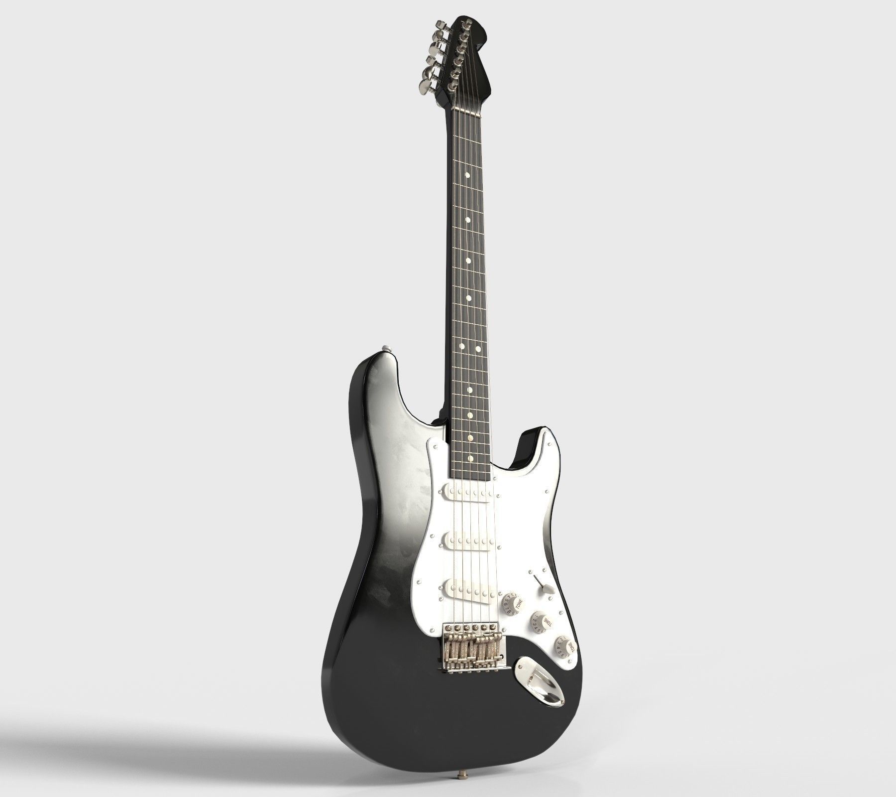 Electric Guitar 3D model_2