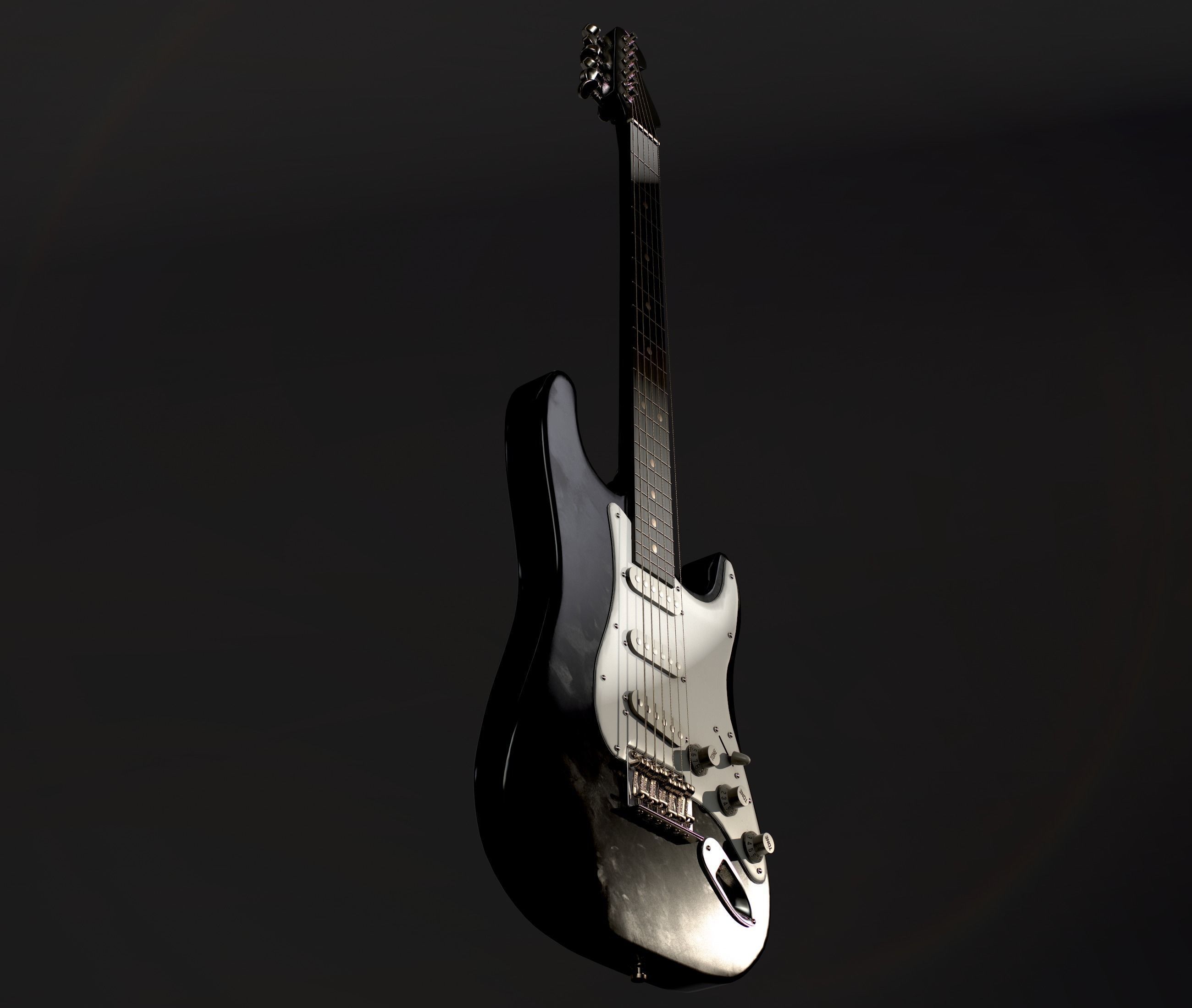 Electric Guitar 3D model_12