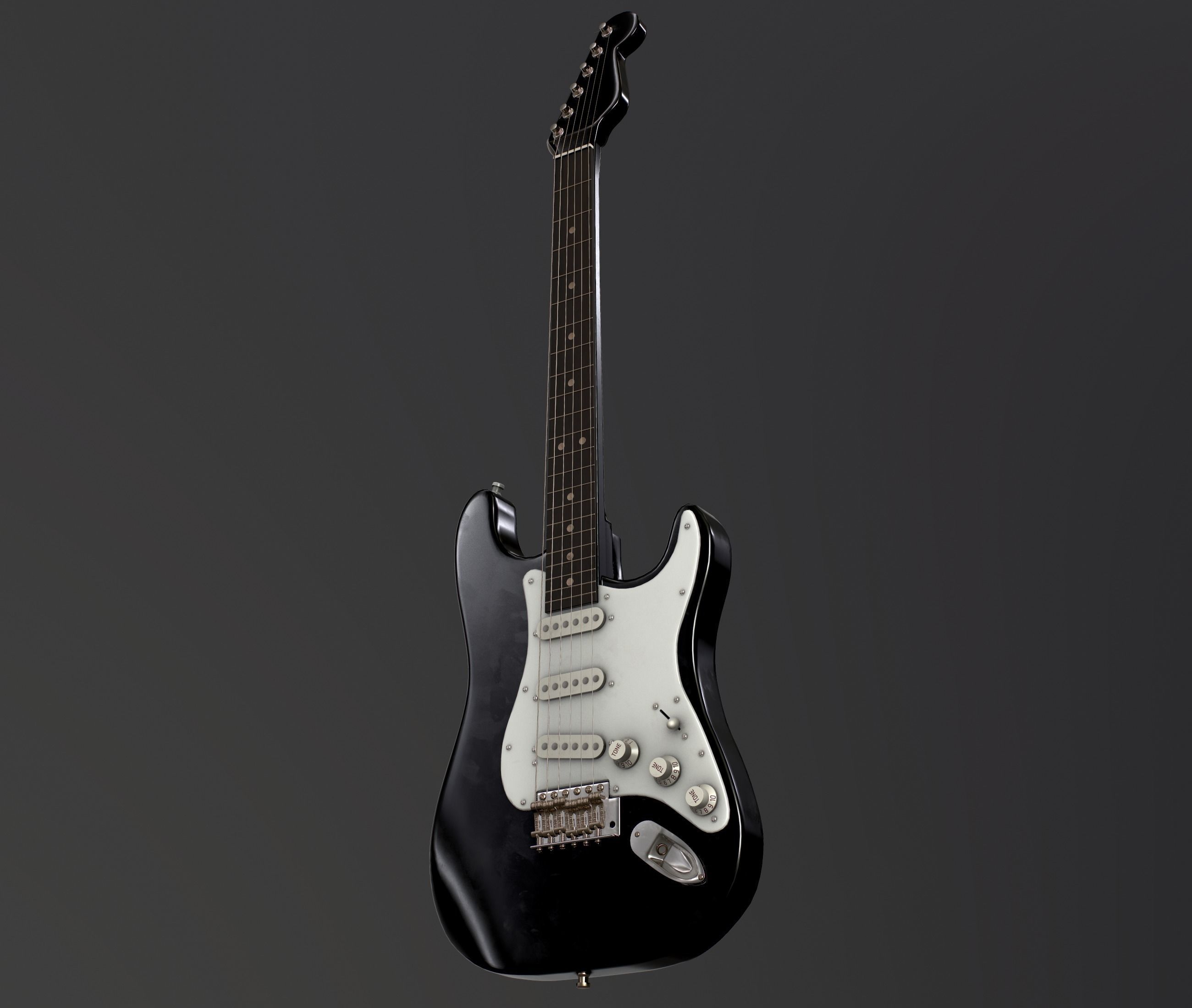 Electric Guitar 3D model_3