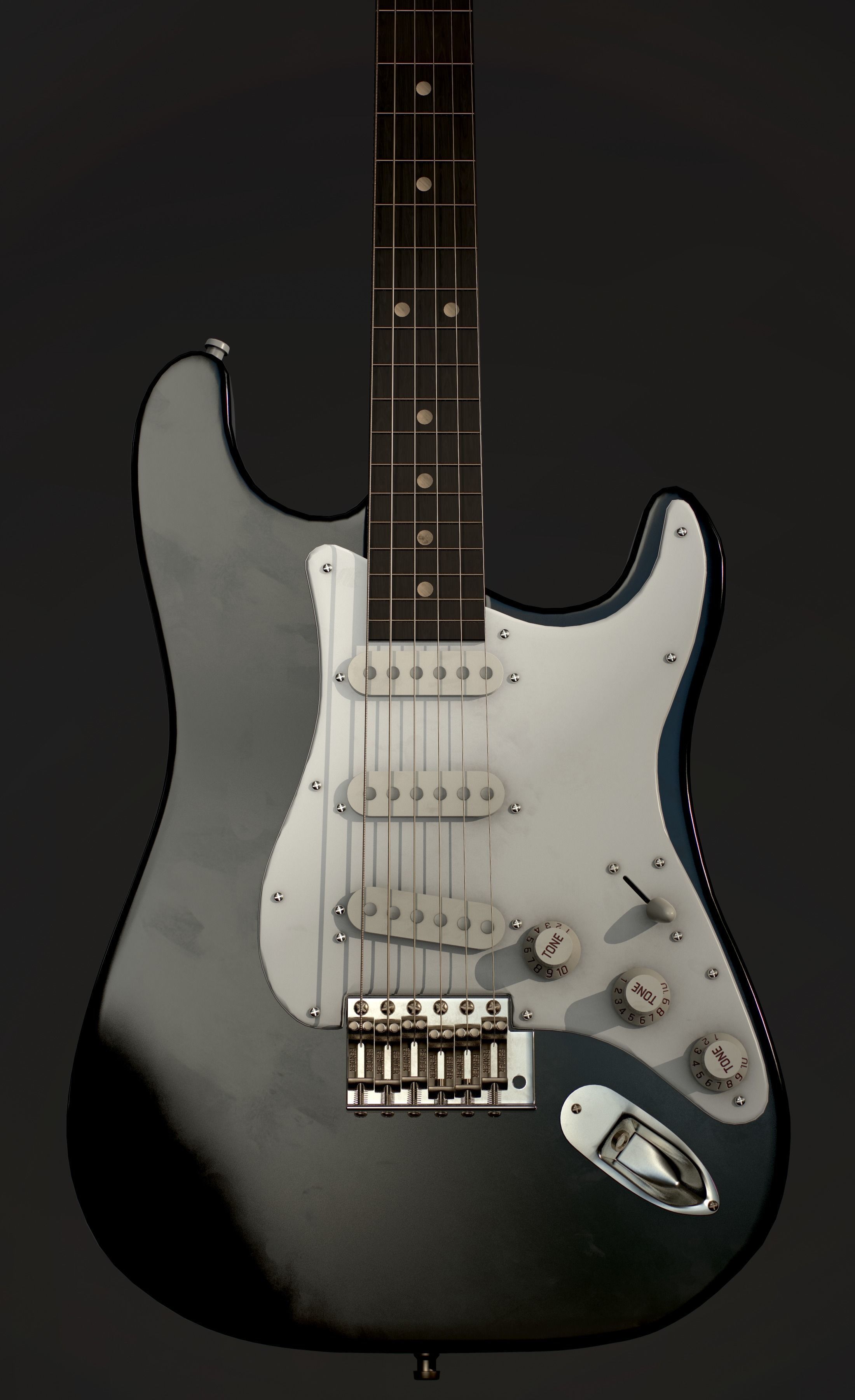 Electric Guitar 3D model_15