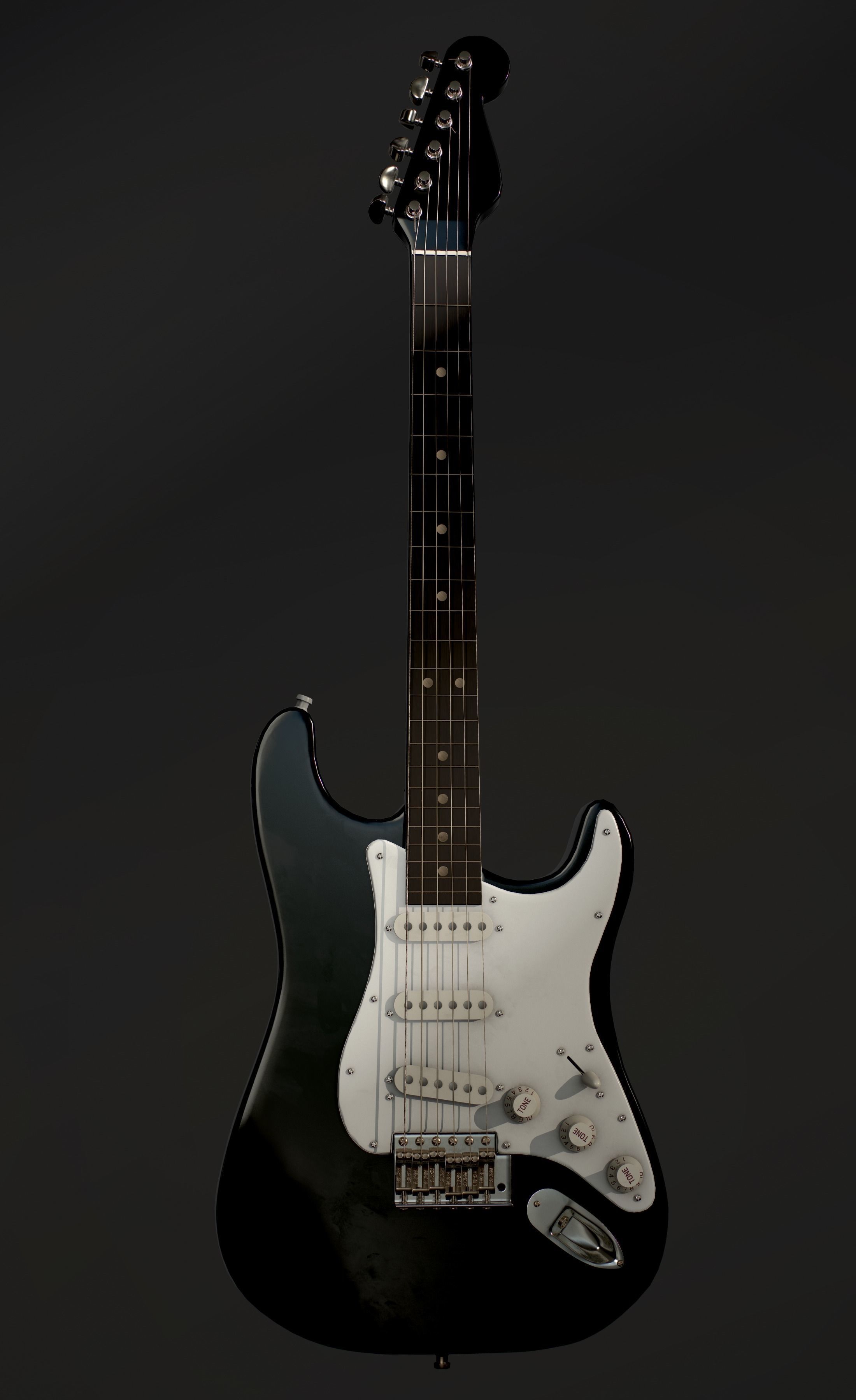 Electric Guitar 3D model_14