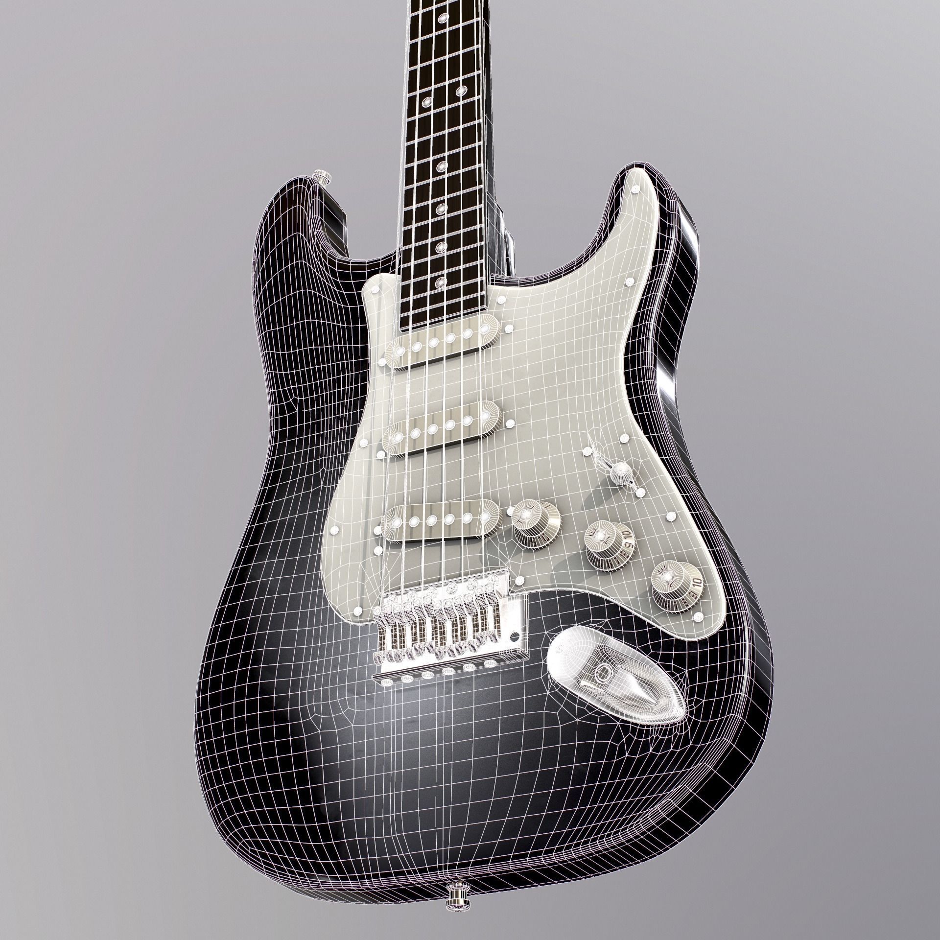 Electric Guitar 3D model_23
