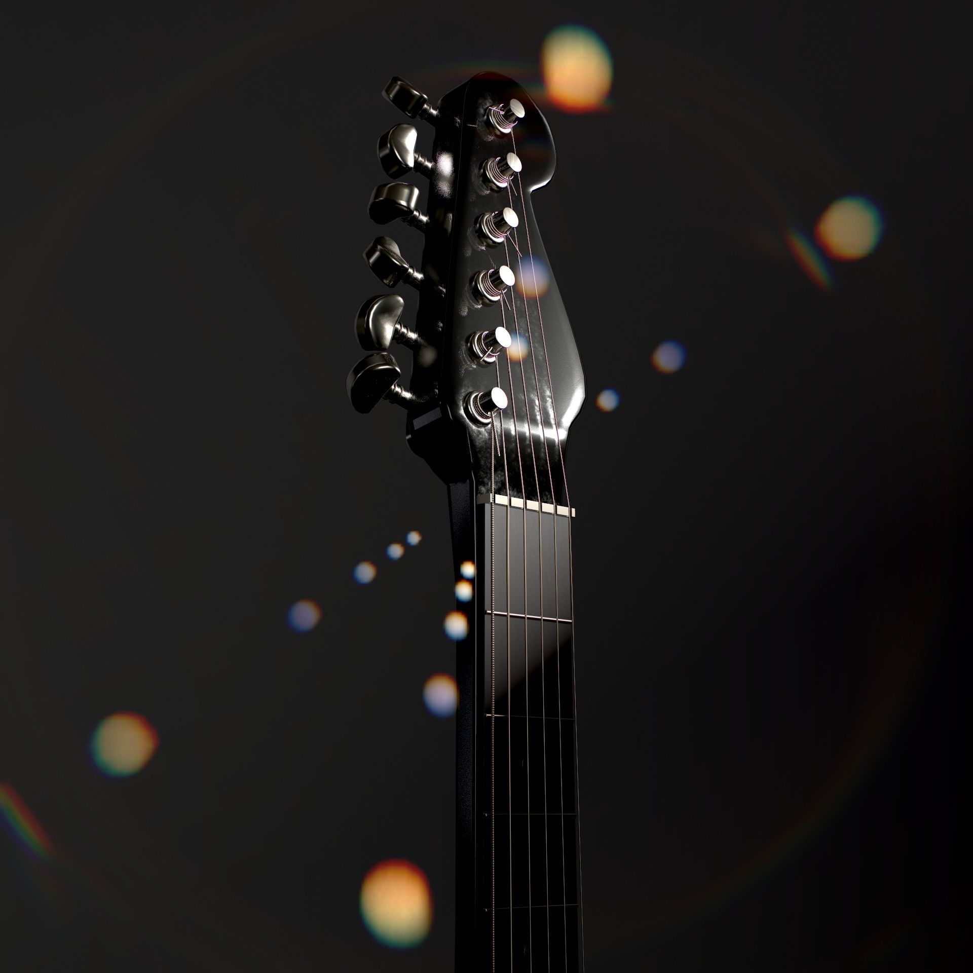 Electric Guitar 3D model_17