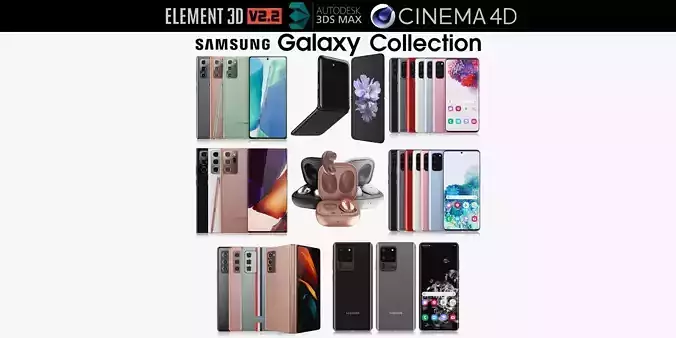 Samsung Galaxy Collection 3D model