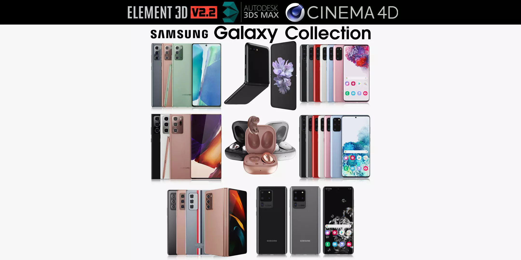 Samsung Galaxy Collection 3D model