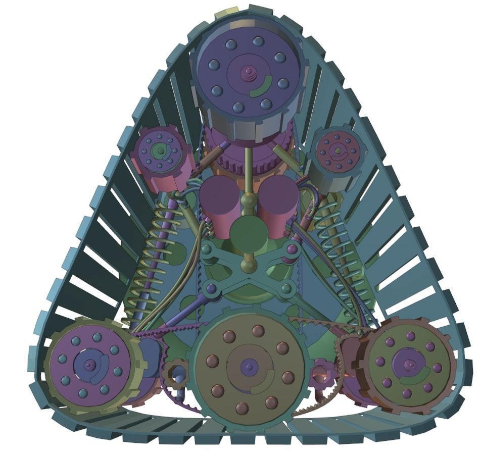 Shape Shifting Wheel 3D model_14