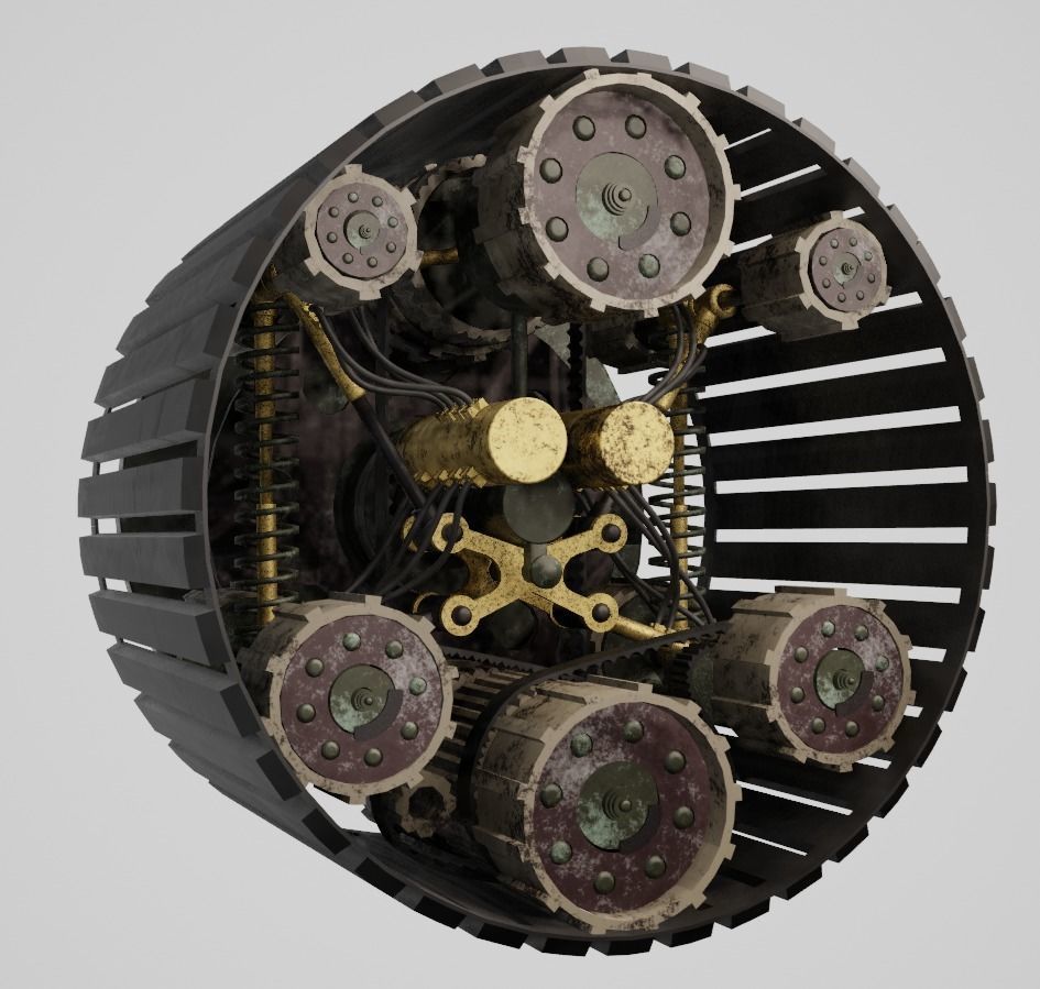 Shape Shifting Wheel 3D model_9