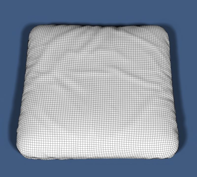 Sitting pillow 02 3D model_7