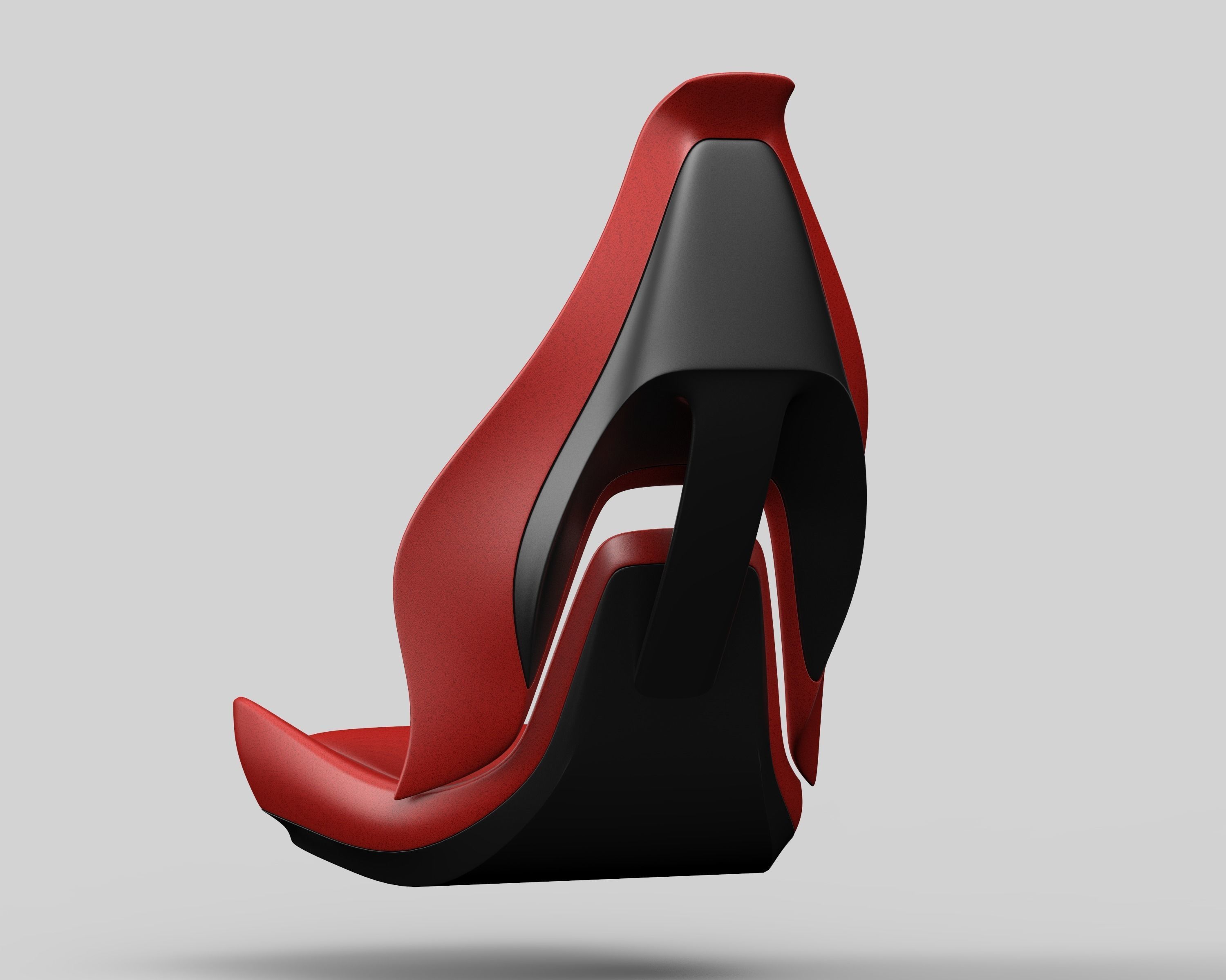 car seat  3D model_2