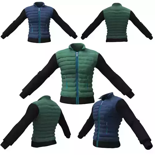 Jacket Men Double Breasted Coat 
