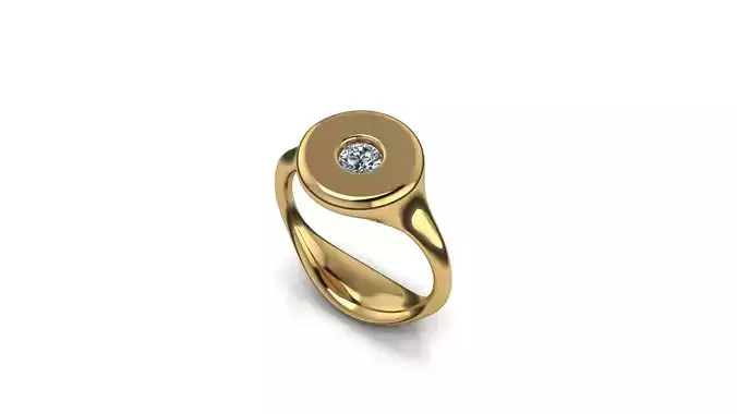 men ring 21 3D print model