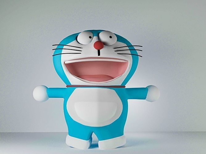 Doraemon 3d model figurine 3D print model