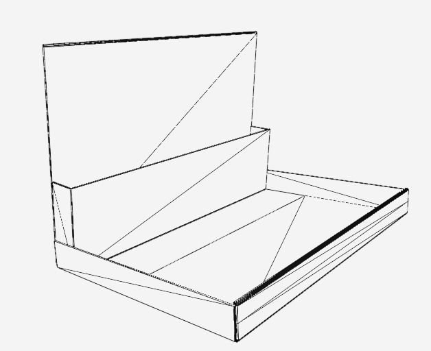 Casete with plastic cover and carboard sleeve 3D model_7