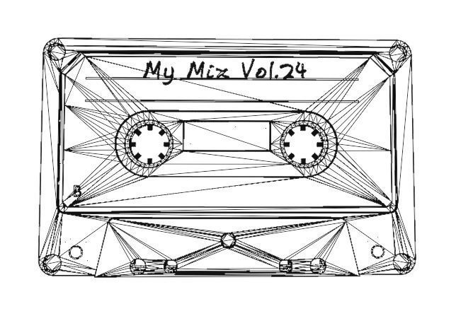 Casete with plastic cover and carboard sleeve 3D model_14