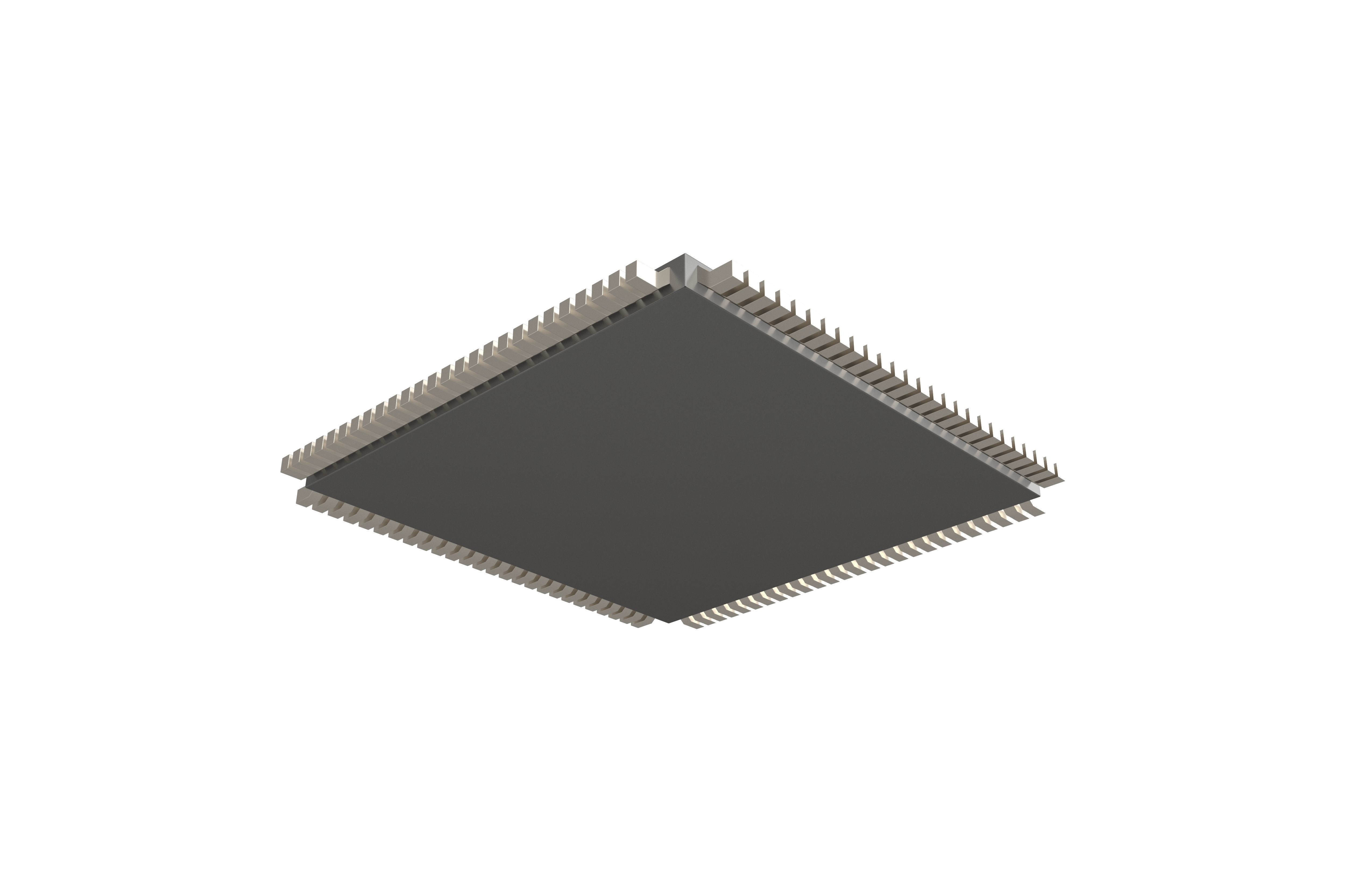 Chip v1 012 Low-poly 3D model_3