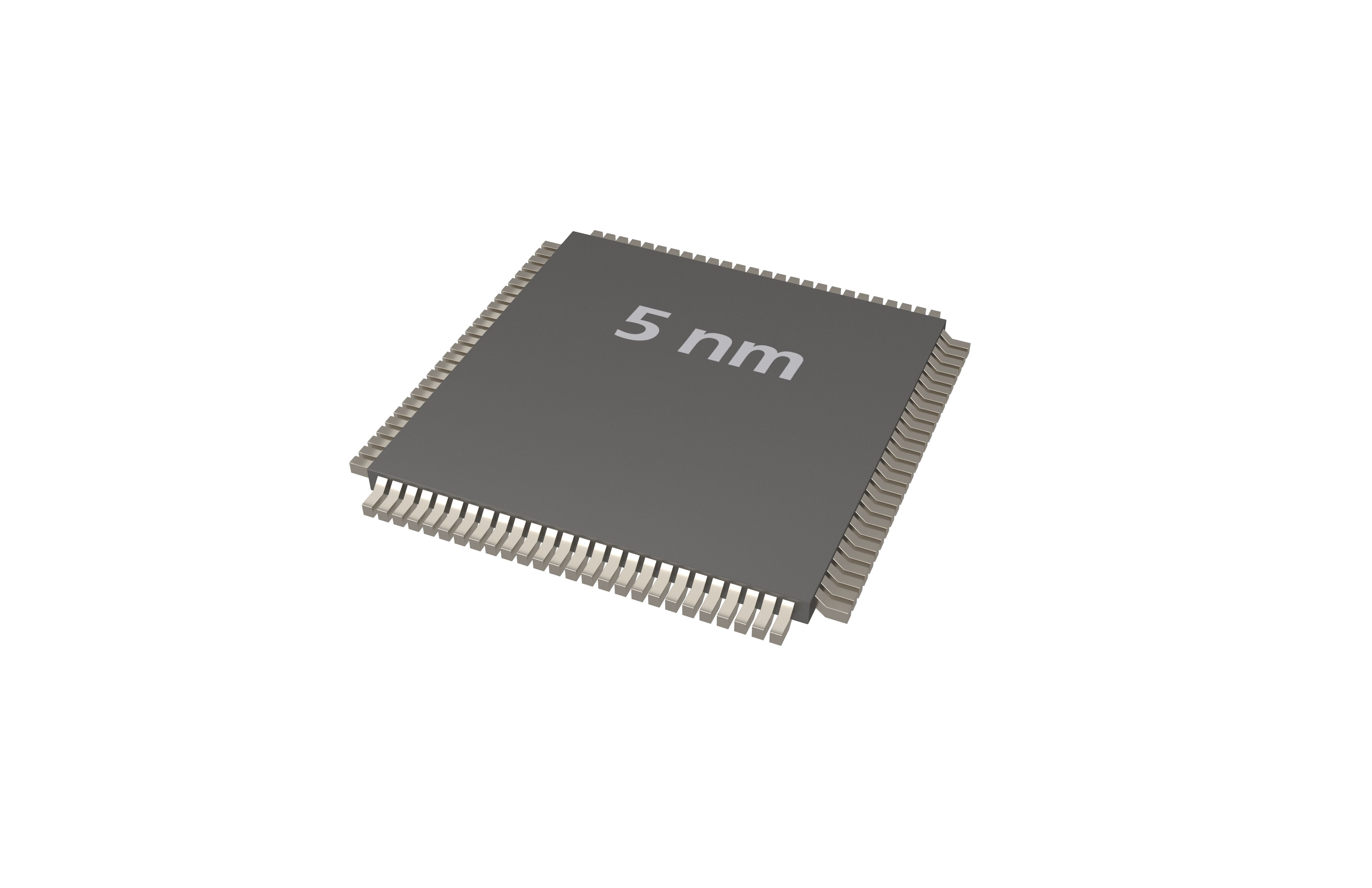 Chip v1 021 Low-poly 3D model_2