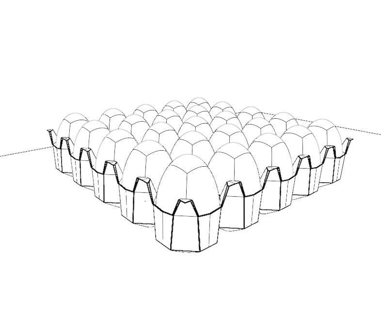 Egg carboard 3D model_5