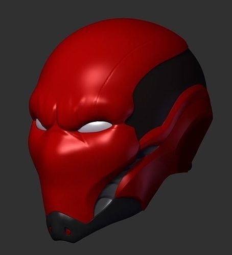 Death Tracker Redhood Costume Helmet file 3D print model