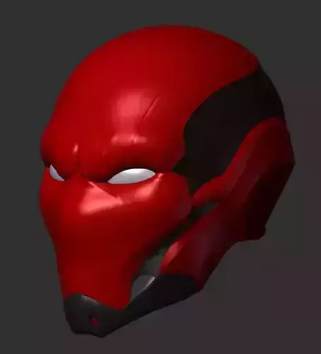 Death Tracker Redhood Costume Helmet file