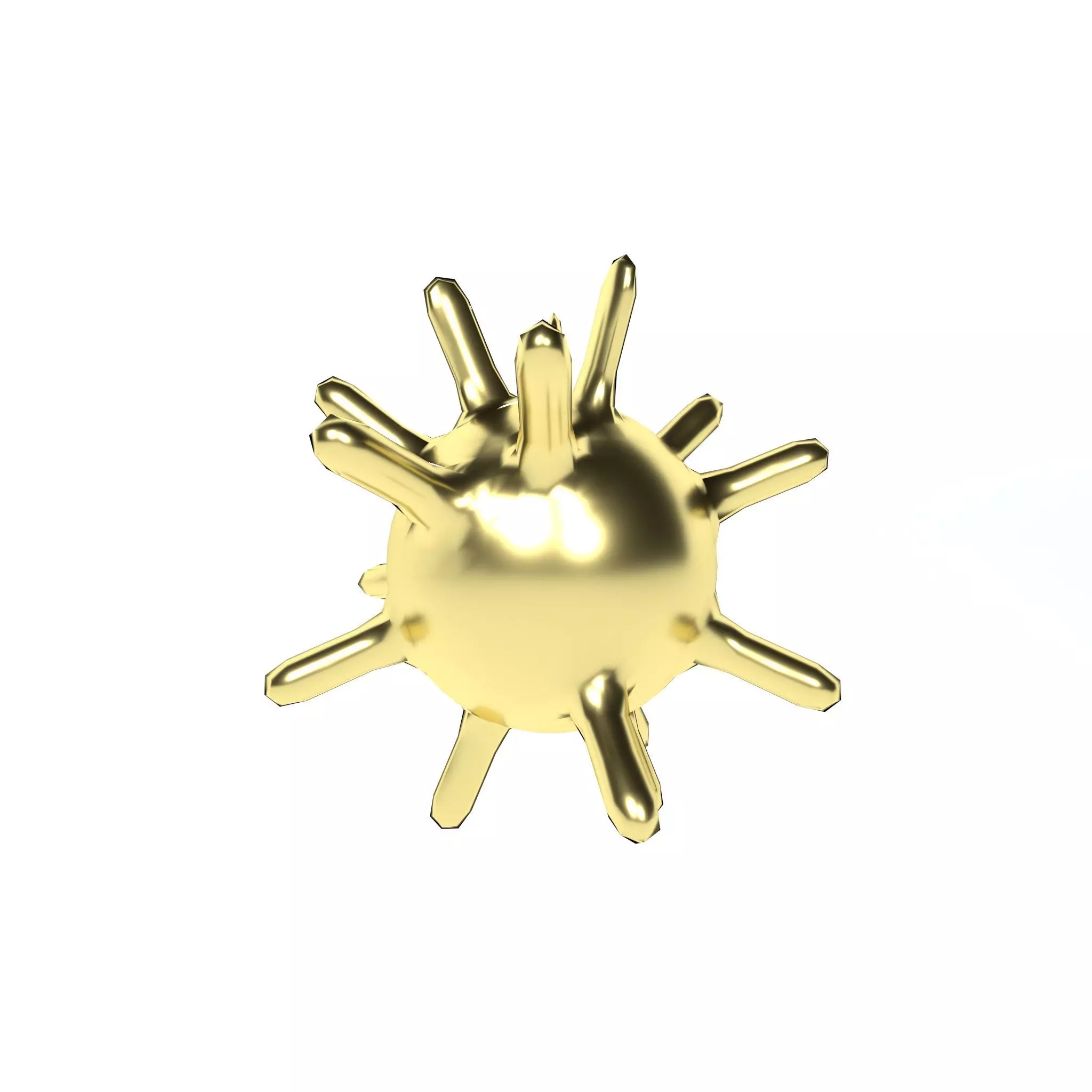 Virus v1 008 Low-poly 3D model_0